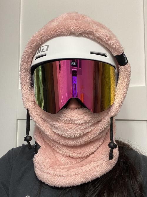 Velvet Sherpa Winter Ski Mask