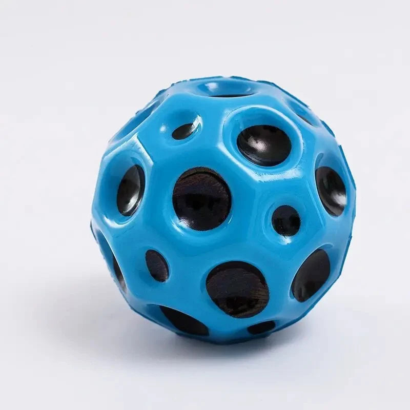 Bouncy Balls Rubber High Bouncing Balls for Kids Sensory Fidget Toys Stress Relief Hole Ball Sports Training Ball Outdoor Games