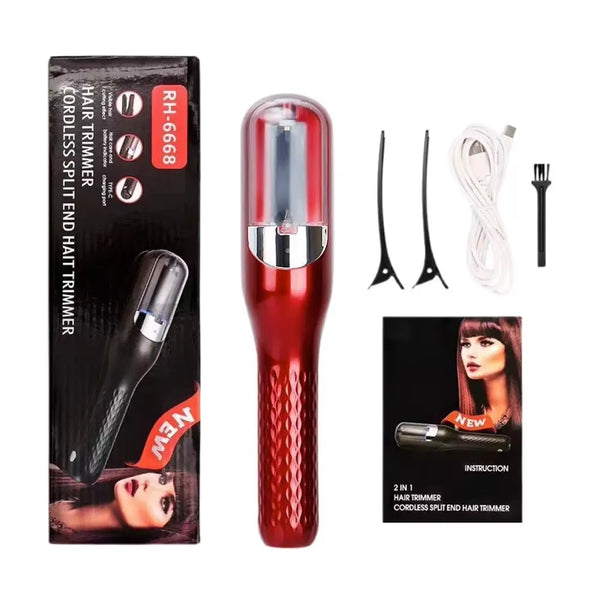Split Hair Trimmer Hair Split Ends Dry Damaged Brittle Women Cutting Hair Professional Machine Cordless Automatic Trim Spli Z4R6