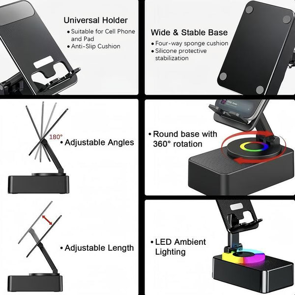 Portable Sound Hub & Phone Stand