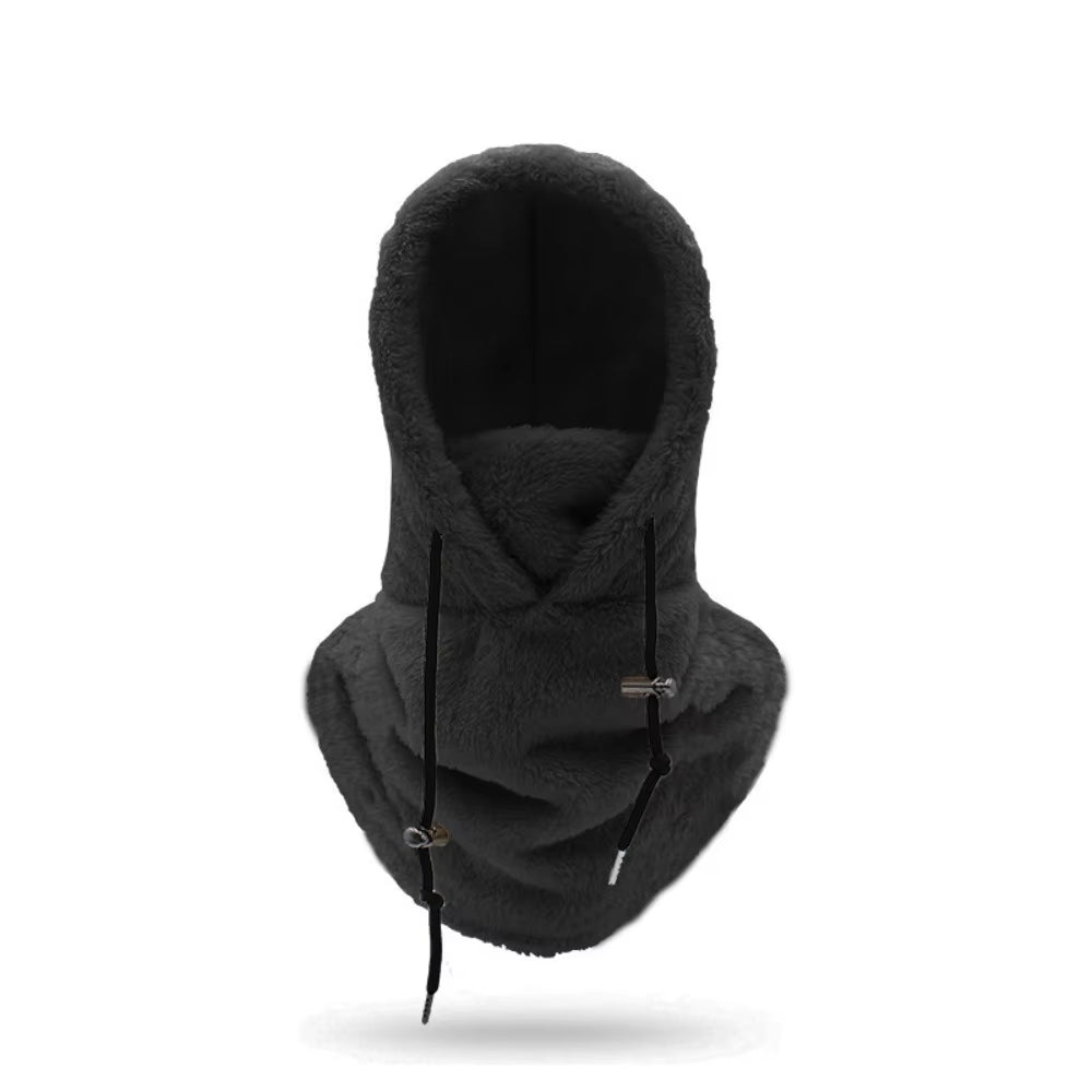 High Quality Arctic Velvet Sherpa Hood Ski Mask Adjustable 3 in 1 Warm Hood Warm Tool Thicken Neck Warm Hooded Men Women