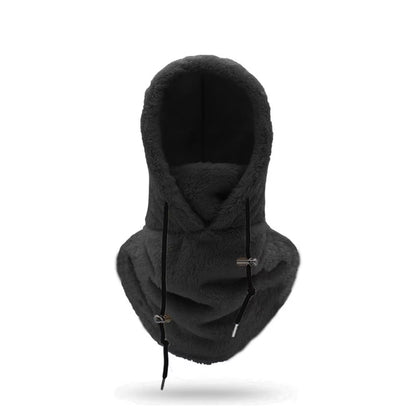 High Quality Arctic Velvet Sherpa Hood Ski Mask Adjustable 3 in 1 Warm Hood Warm Tool Thicken Neck Warm Hooded Men Women