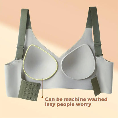 New Soft Sexy Underwear Women Bra Wireless Gathered Comfort V Brassiere Push up Lingerie Bralette for Women Seamleass Bras
