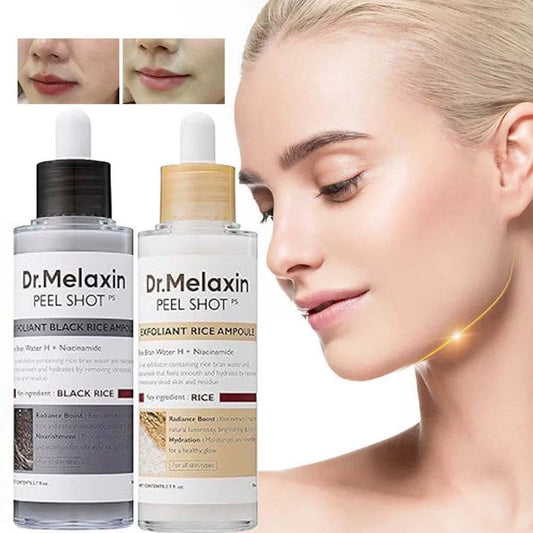 Korean Original Dr. Melaxin Rice Exfoliating Essence Hydrating Pore Shrinking Serum Facial Moisturizing Soften Korean Skincare