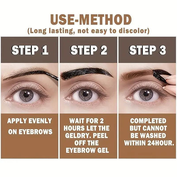 Easy Peel-Off Eyebrow Gel