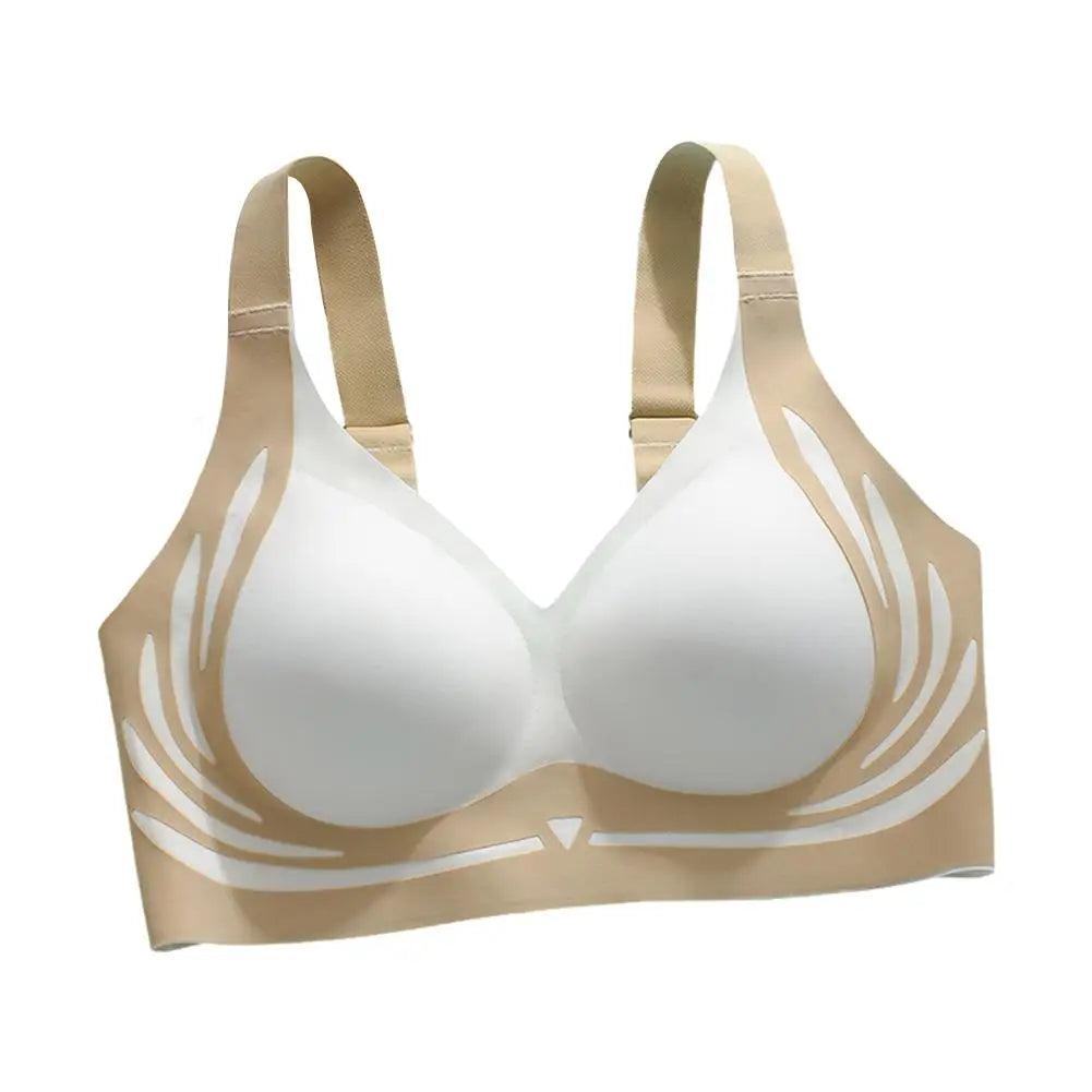 New Soft Sexy Underwear Women Bra Wireless Gathered Comfort V Brassiere Push up Lingerie Bralette for Women Seamleass Bras