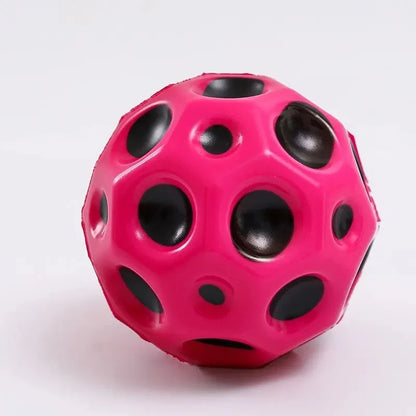Bouncy Balls Rubber High Bouncing Balls for Kids Sensory Fidget Toys Stress Relief Hole Ball Sports Training Ball Outdoor Games