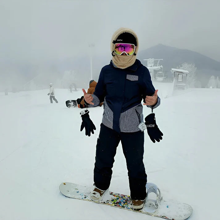 Velvet Sherpa Winter Ski Mask