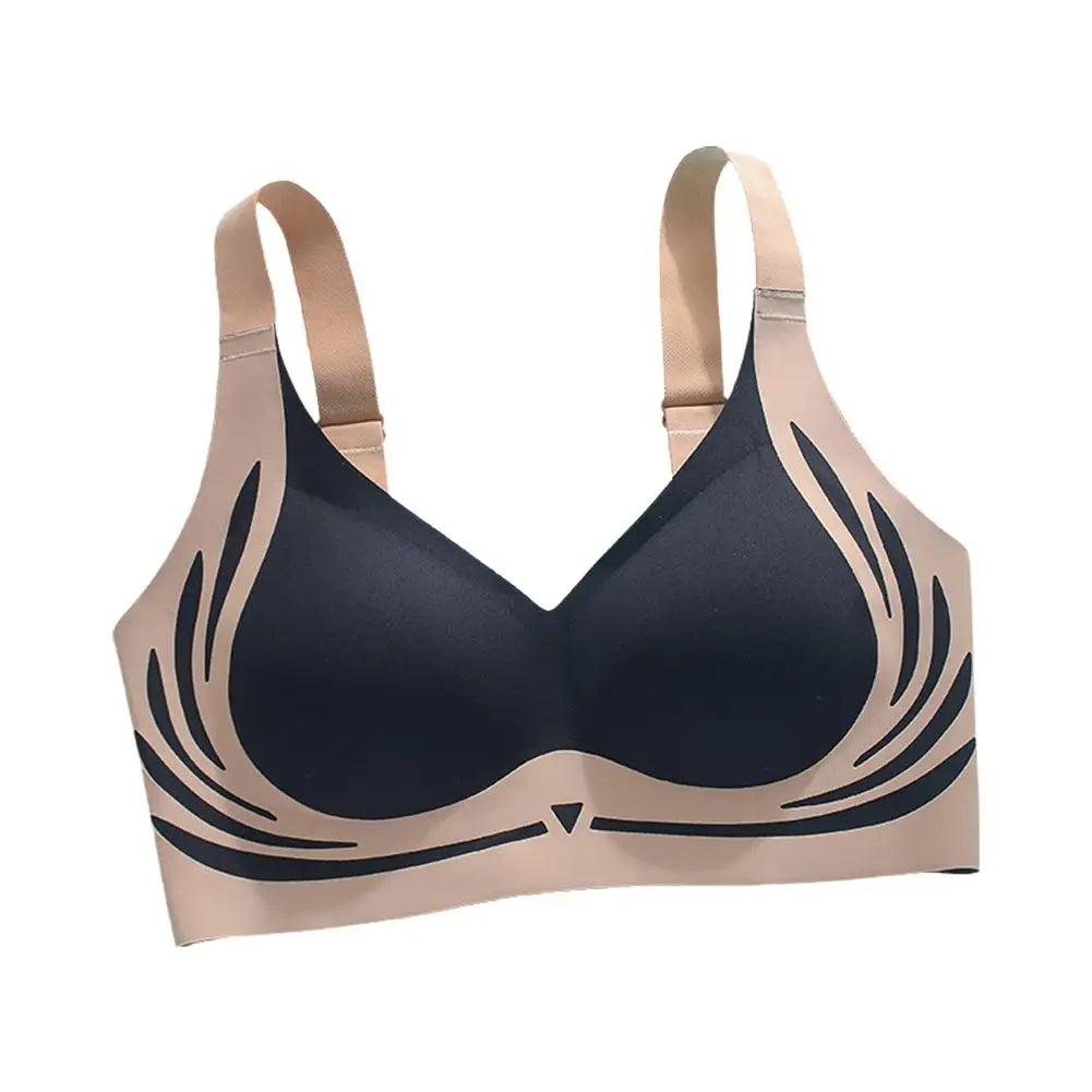 New Soft Sexy Underwear Women Bra Wireless Gathered Comfort V Brassiere Push up Lingerie Bralette for Women Seamleass Bras