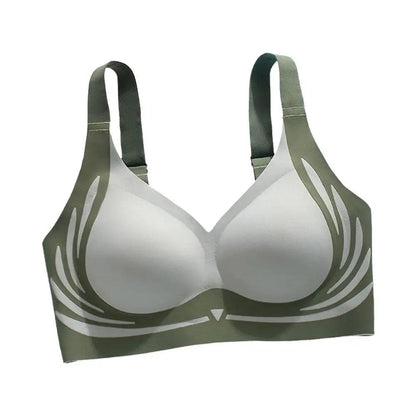 New Soft Sexy Underwear Women Bra Wireless Gathered Comfort V Brassiere Push up Lingerie Bralette for Women Seamleass Bras