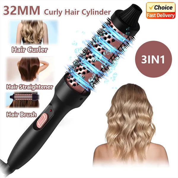 3 In 1 Magic Heat Curling Brush